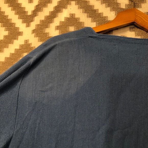 Vintage Christian Dior Men’s Blue Cardigan Sweater - Picture 12 of 12